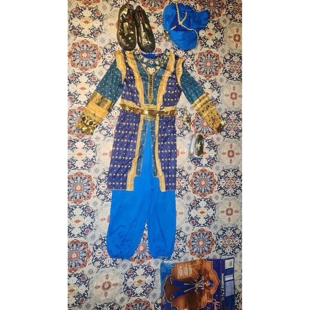 Disney Aladdin Toddler Costume 4/6 Disguise Preowned Excellent With Extras!